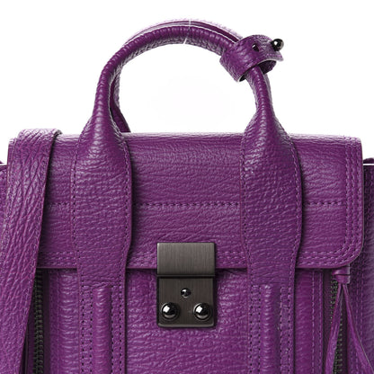 3.1 Phillip Lim 3.1 Textured Calfskin Mini Pashli Satchel Orchid 16 of 16
