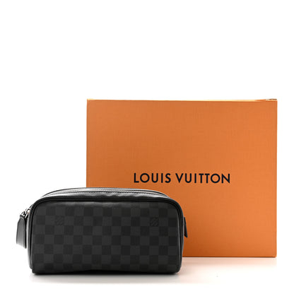 Louis Vuitton Damier Graphite Dopp Kit Toilet Pouch 7 of 7