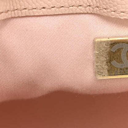 Chanel Caviar Quilted Mini Chanel 25 Handbag Light Pink 7 of 10
