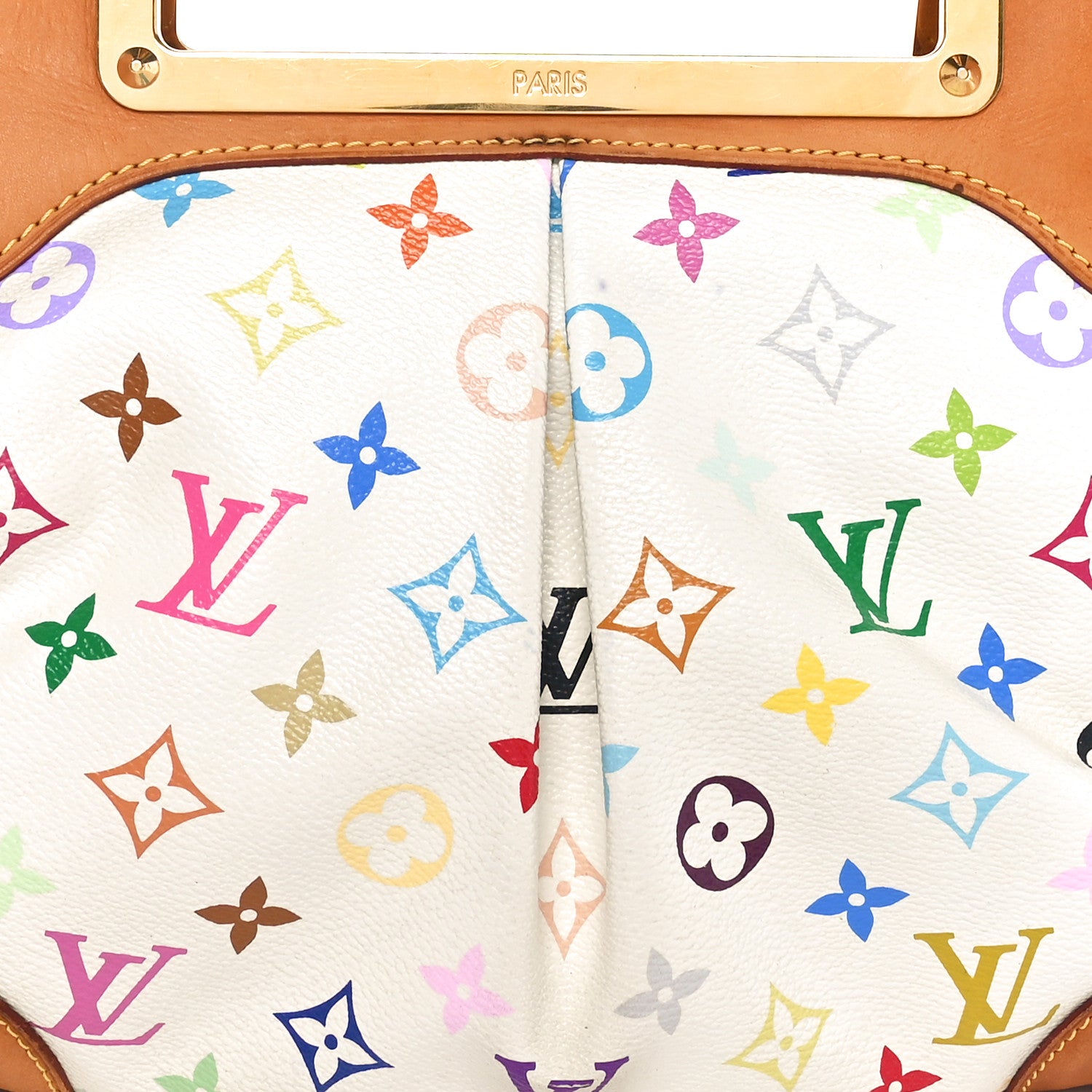 Louis Vuitton Monogram Multicolor Judy MM White 7 of 9