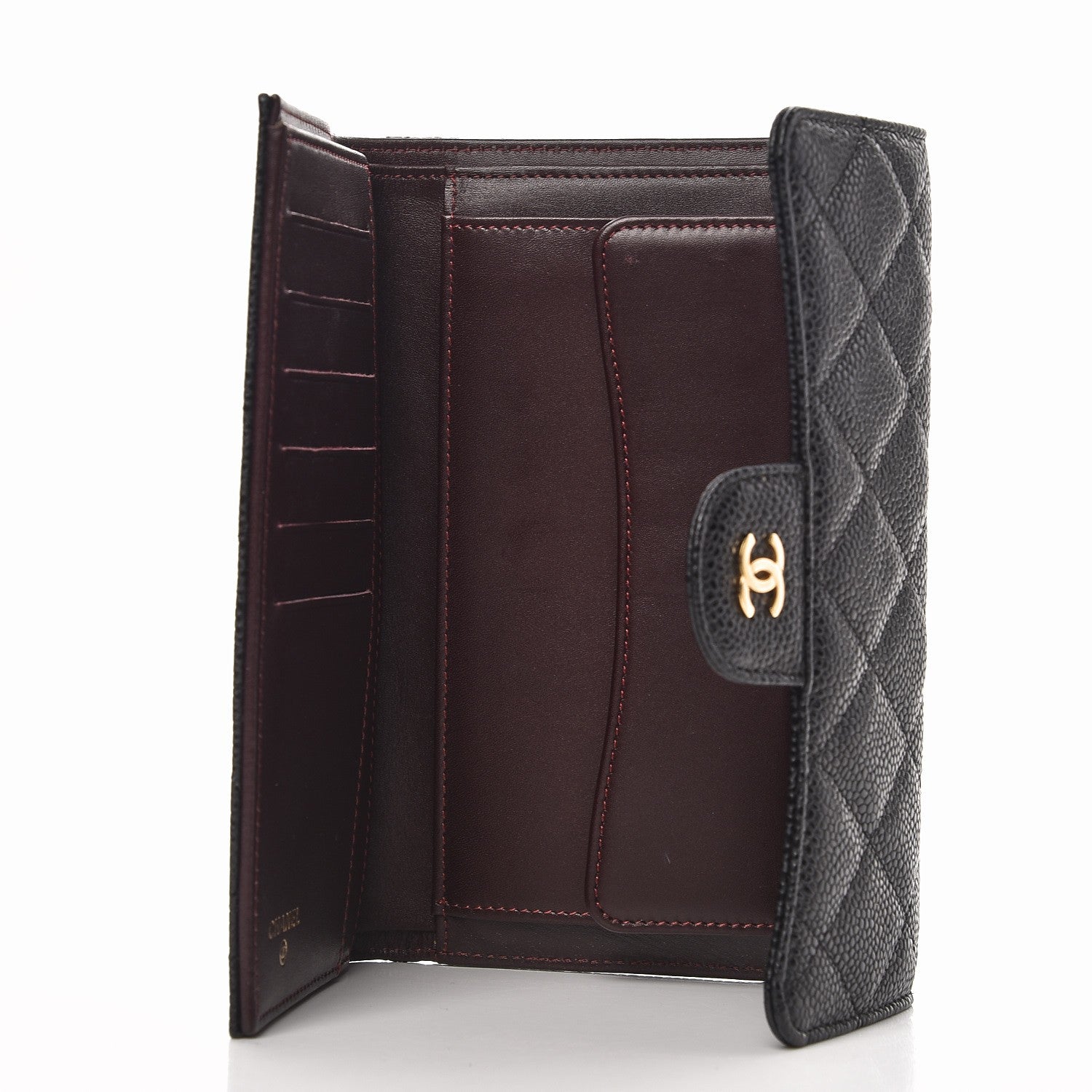 Chanel Caviar Quilted Large Flap Wallet Black 5 of 9