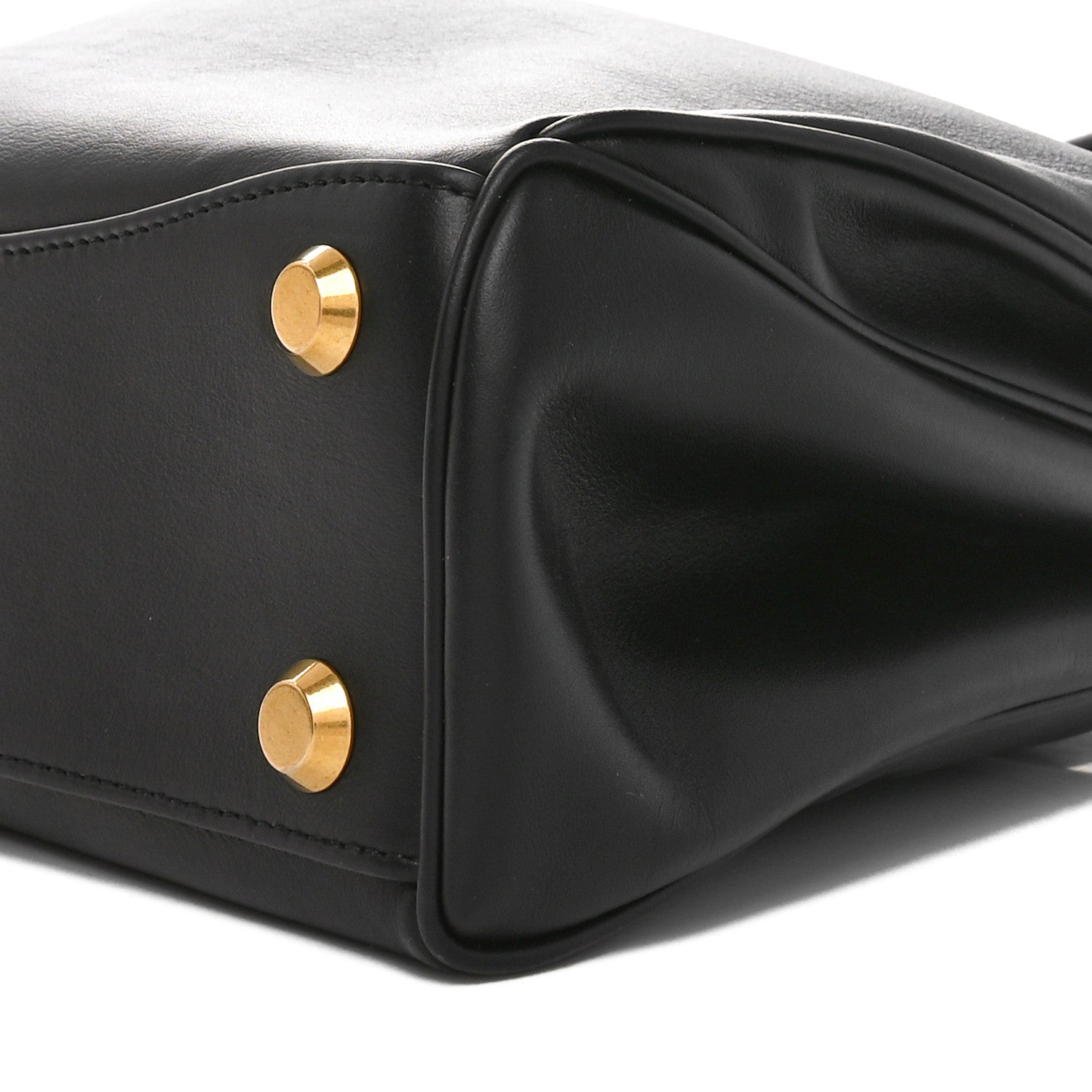 Balenciaga Natural Smooth Calfskin Small Rodeo Top Handle Handbag Black 11 of 11
