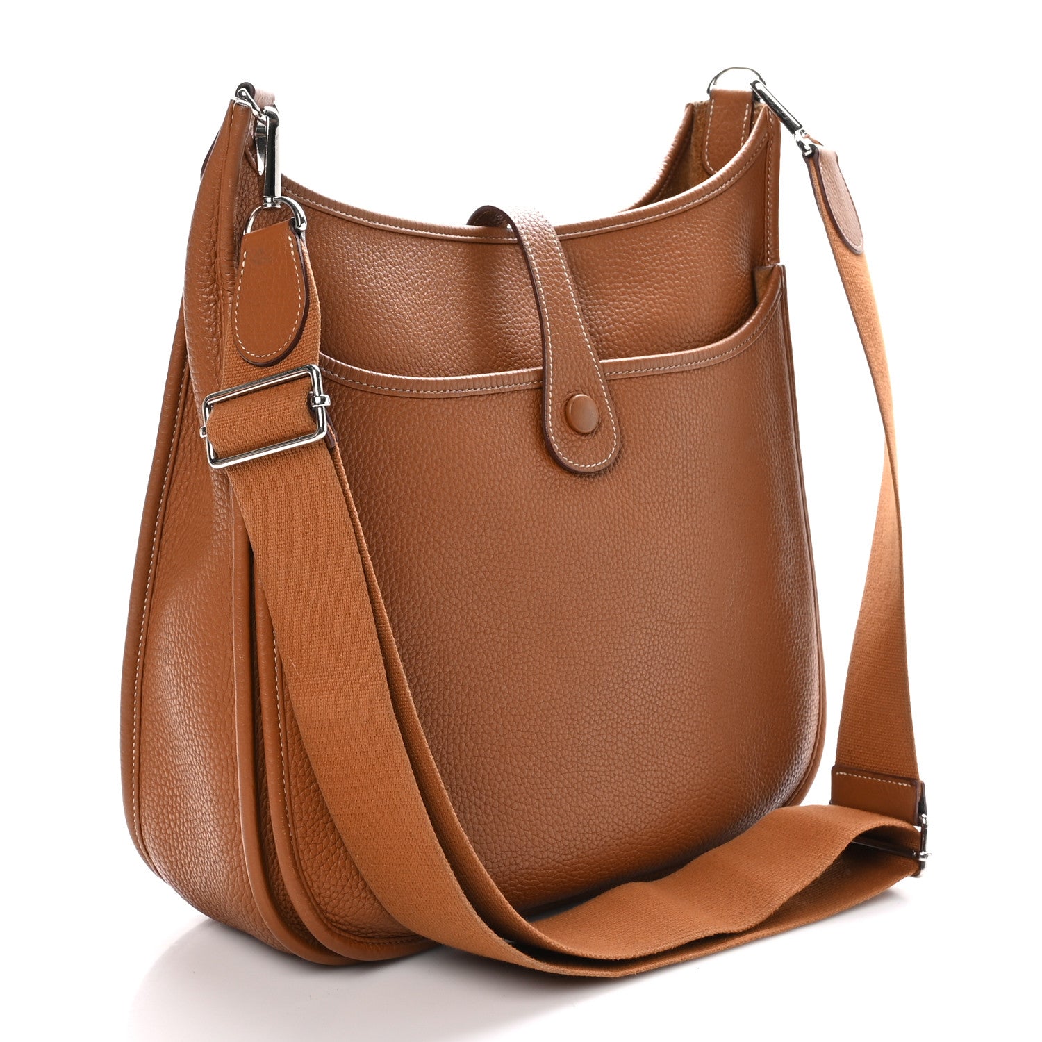 Hermes Taurillon Clemence Evelyne III GM Gold 3 of 10