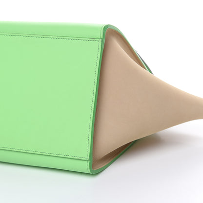 Celine Smooth Calfskin Small Tri-Color Trapeze Lime 8 of 10