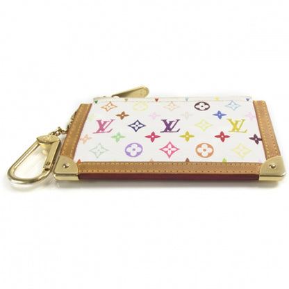 Louis Vuitton Monogram Multicolor Key Pouch White 4 of 7