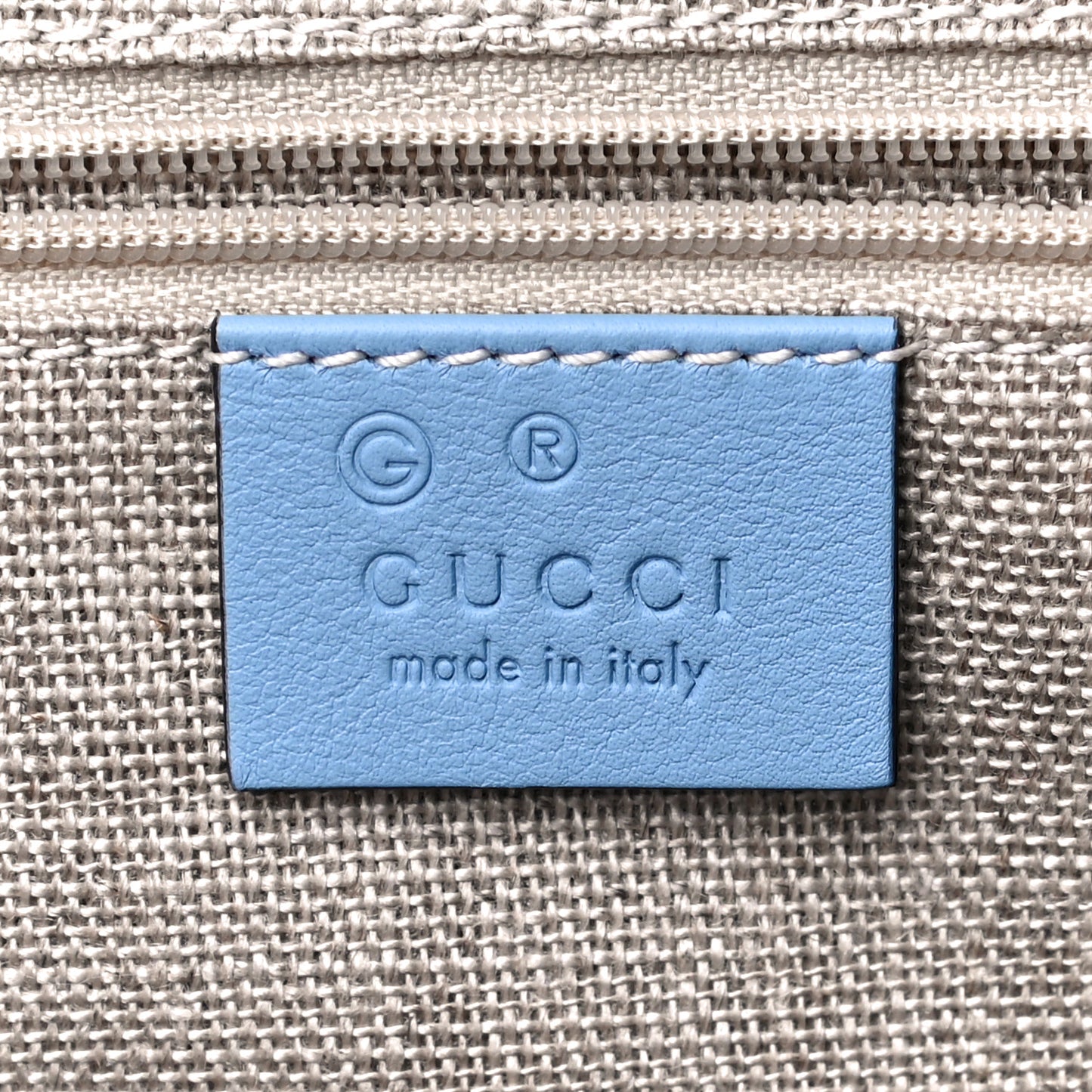 Microguccissima Medium Dome Bag Mineral Blue