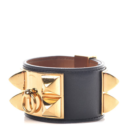 Hermes Chamonix Collier de Chien CDC Bracelet S Black 1 of 7