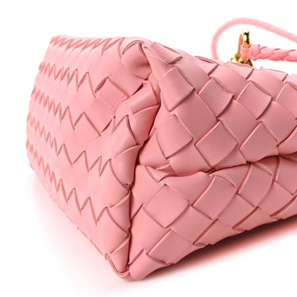 Bottega Veneta Nappa Intrecciato Small Andiamo Shoulder Bag Blush 9 of 10