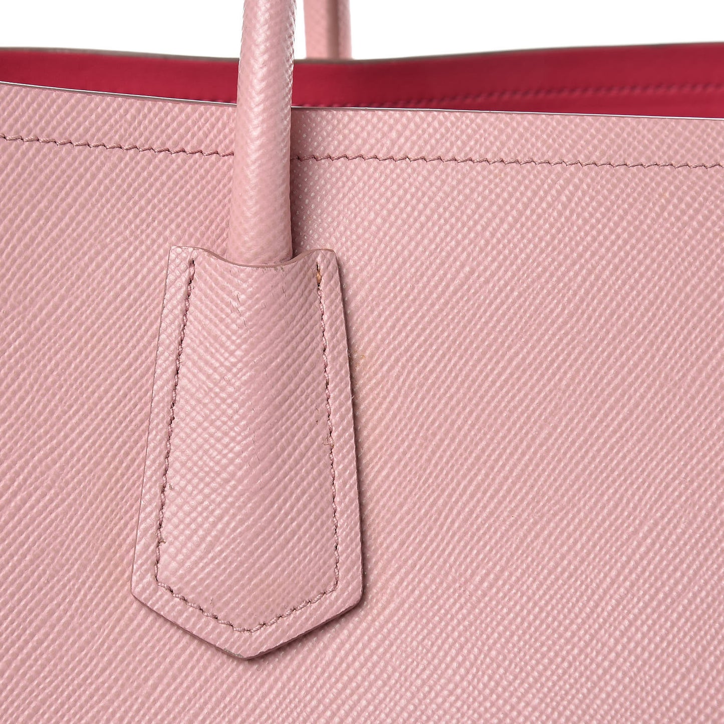 Saffiano Cuir Medium Double Bag Pesco
