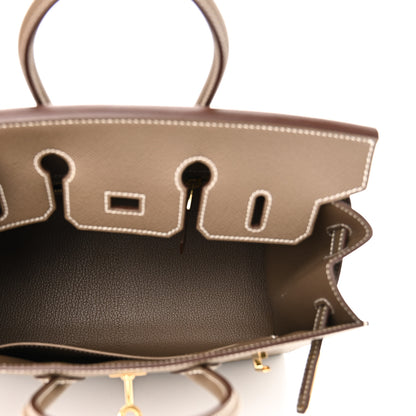 Hermes Epsom Birkin Sellier 25 Etoupe 5 of 10
