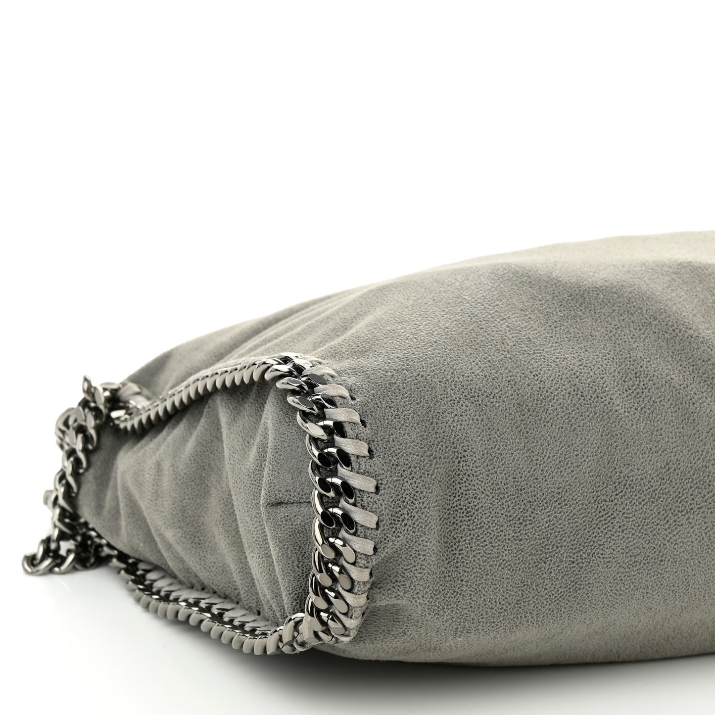 Shaggy Deer Small Falabella Tote Light Grey