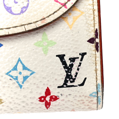Louis Vuitton Monogram Multicolor Business Card Holder White Litchi 20 of 27