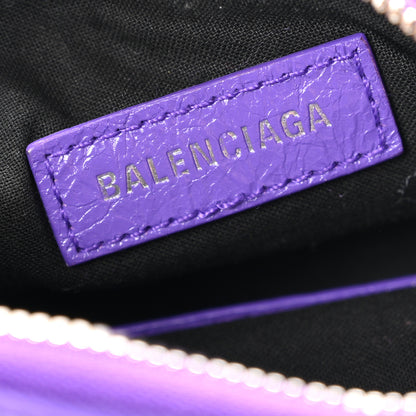 Balenciaga Agneau Arena Le Cagole Shoulder Bag XS Purple 7 of 11