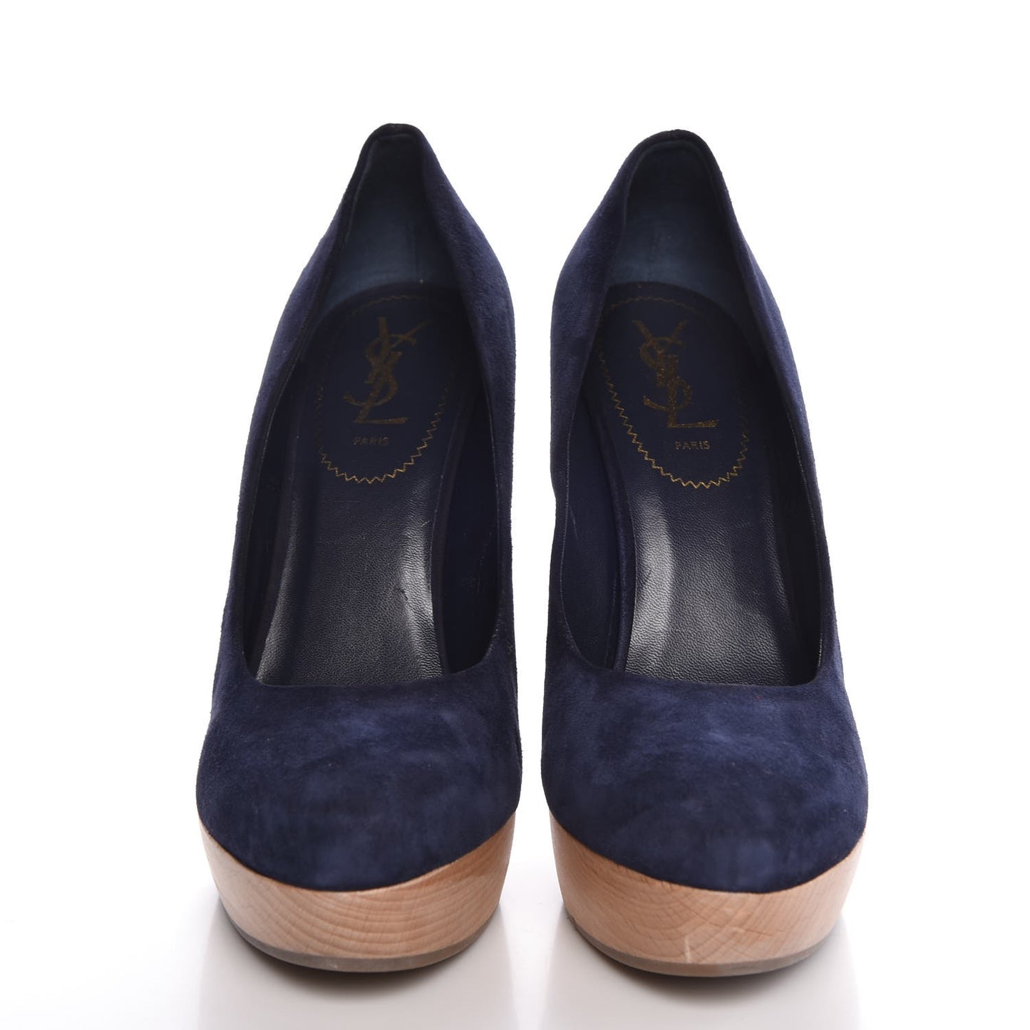 Scamosciato Myrna 140 Platform Wedge 39.5 Navy