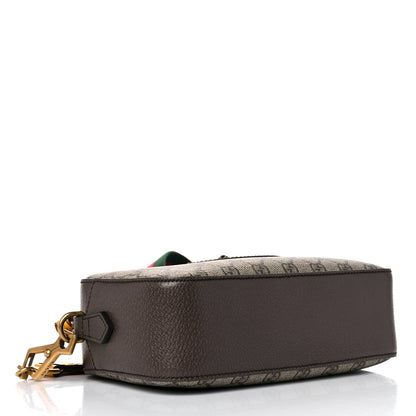 Gucci GG Supreme Monogram Web Neo Vintage Shoulder Bag Beige New Acero Crop 7 of 21