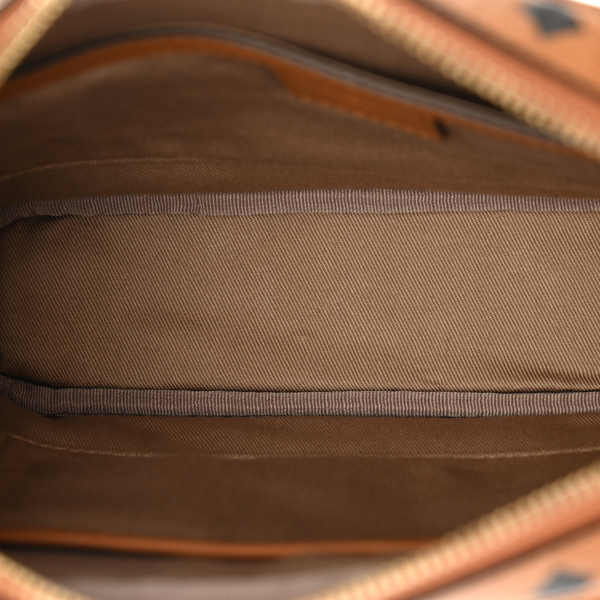 Visetos Monogram Small Aren Crossbody Cognac