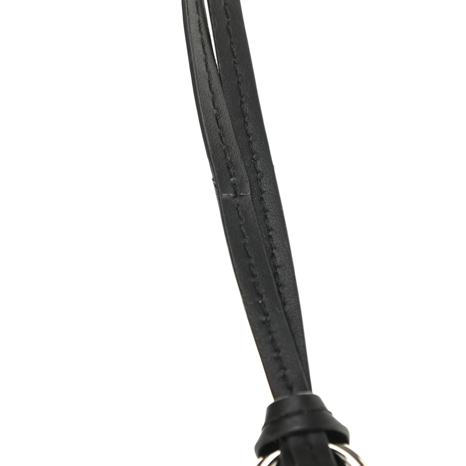 Burberry Calfskin Elmer Lanyard Card Case Black 8 of 8