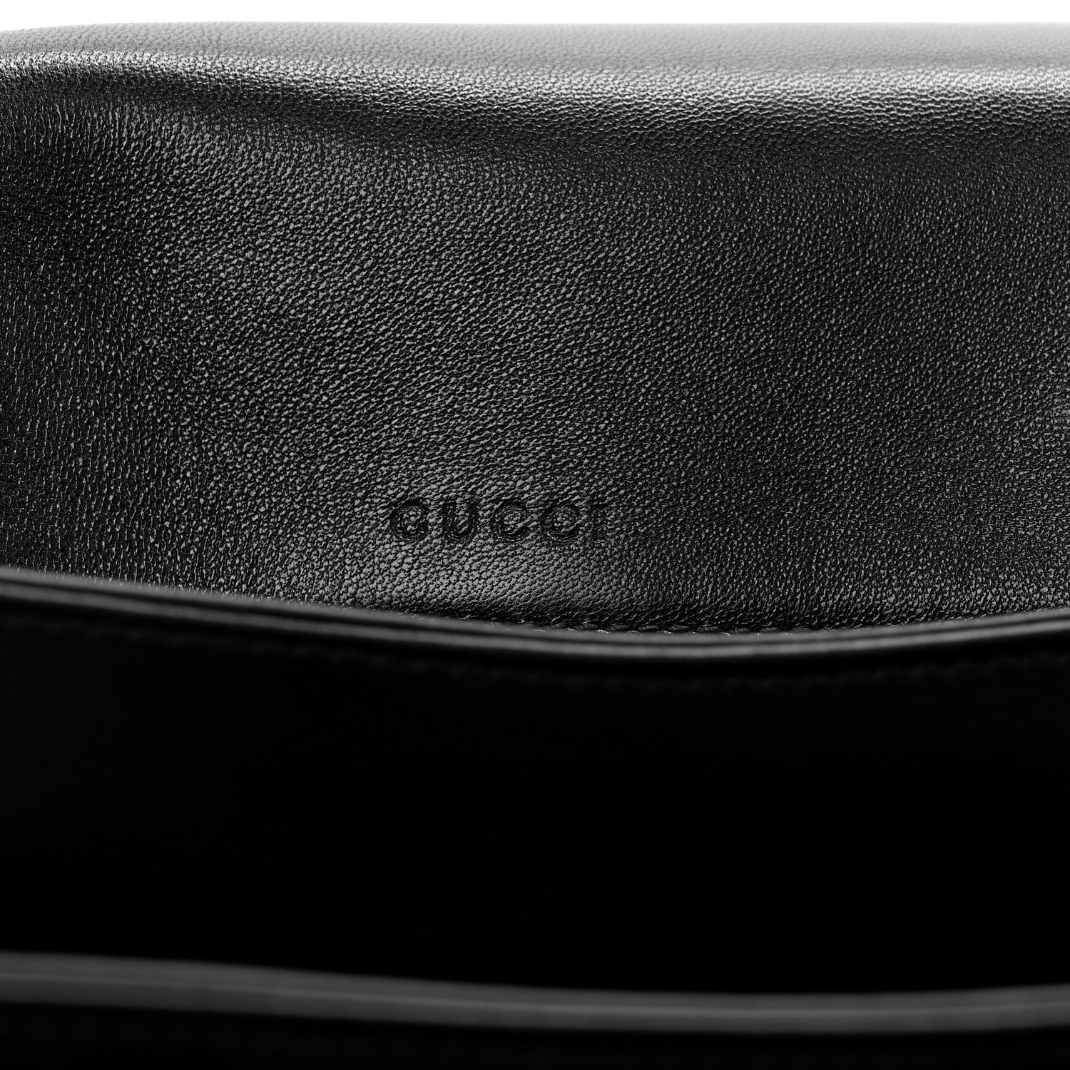 Gucci Calfskin Horsebit 1955 Aura Small Shoulder Bag Black 6 of 10