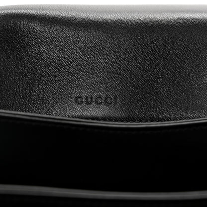 Gucci Calfskin Horsebit 1955 Aura Small Shoulder Bag Black 6 of 10