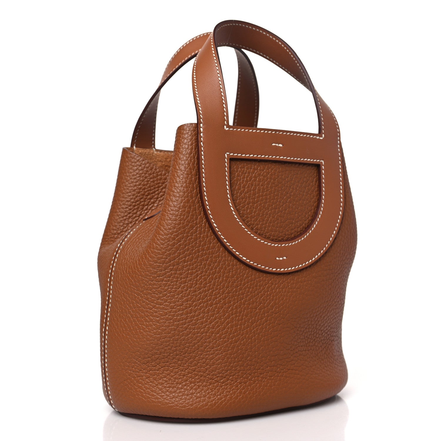 Hermes Taurillon Clemence Swift In-The-Loop 18 Bag Gold 3 of 10