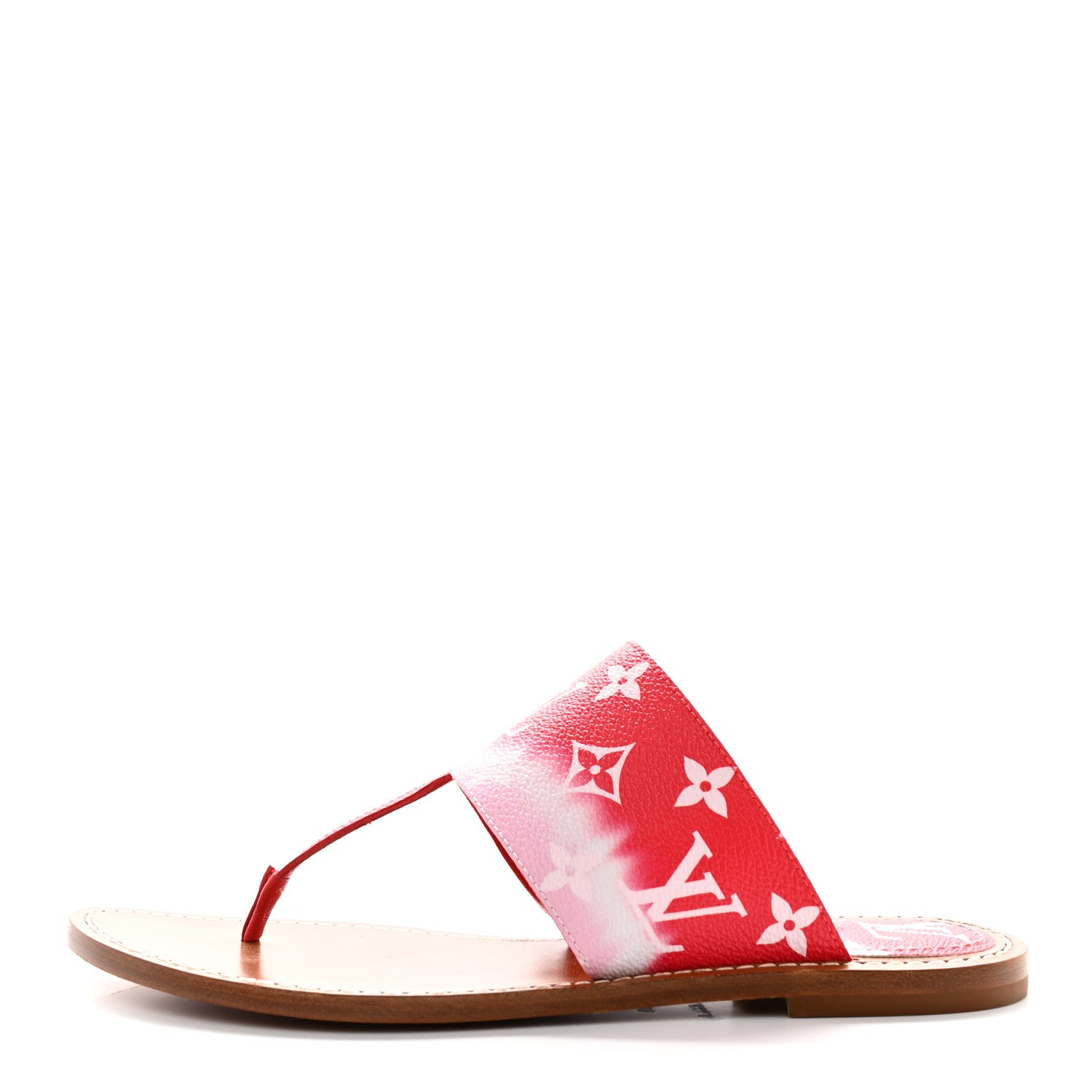 Louis Vuitton Monogram Escale Palma Sandals 38 Rouge 1 of 14