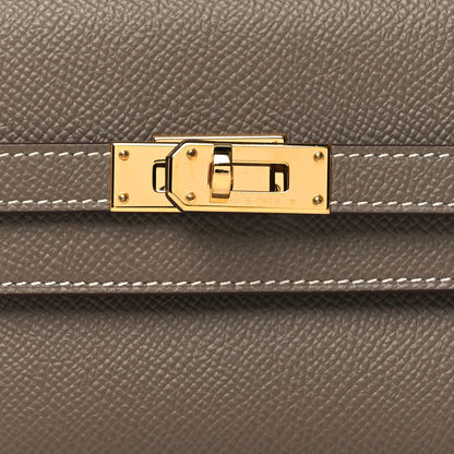 Hermes Epsom Medium Kelly Wallet Etoupe 8 of 9