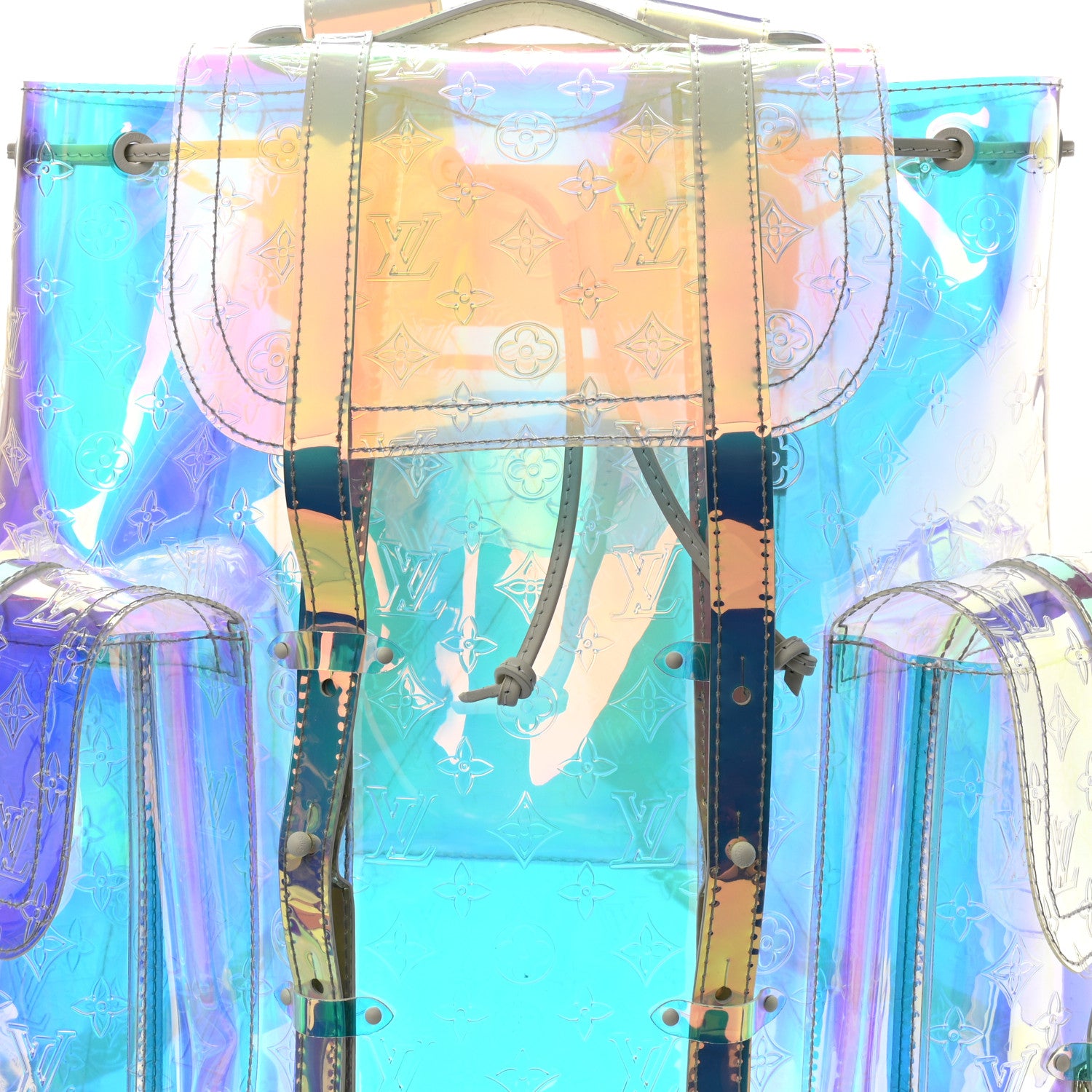 Louis Vuitton PVC Monogram Christopher Backpack GM Iridescent Prism 1091807 – FASHIONPHILE