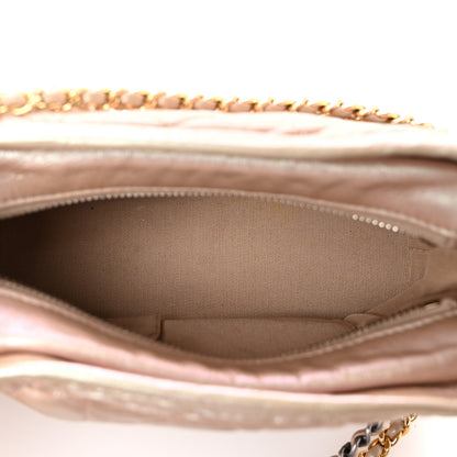 Chanel Iridescent Aged Calfskin Quilted Small Gabrielle Hobo Light Pink 5 of 13