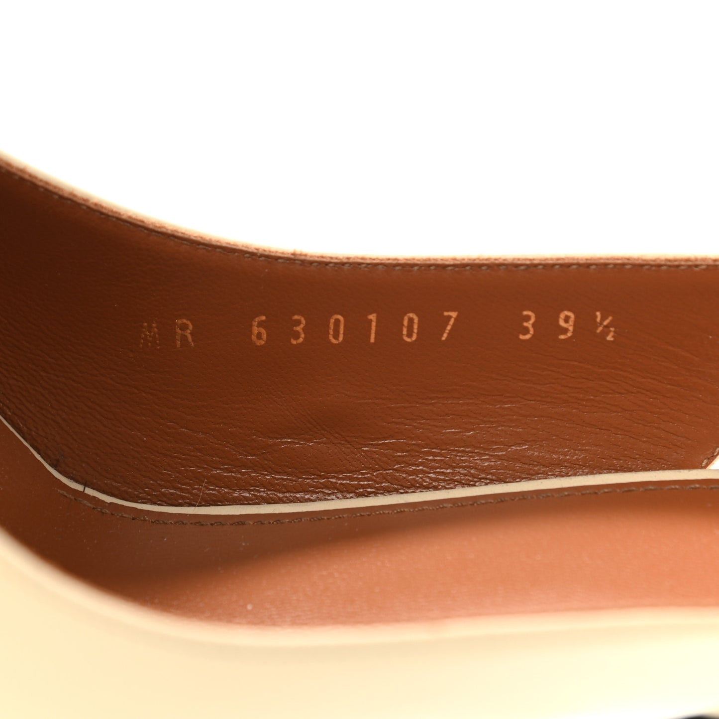 Calfskin Opyum 110 Slingback Pumps 39.5 Real Beige