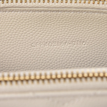 Saint Laurent Grain De Poudre Matelasse Chevron Monogram Double Zip Wallet Porcellana 7 of 7