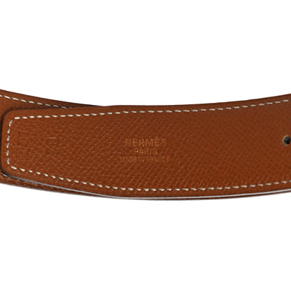 Hermes Swift Epsom 32mm H Belt 70 Black Gold 4 of 10