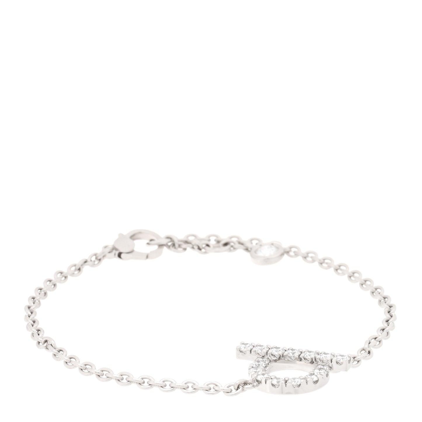 18K White Gold Diamond Finesse Bracelet SH