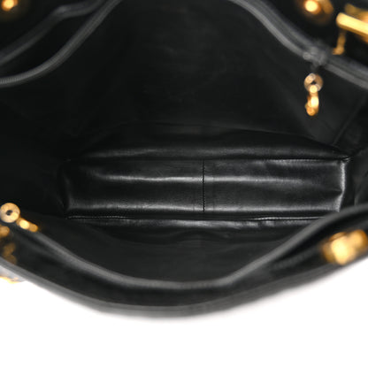 Chanel Patent CC Shoulder Bag Black 5 of 18