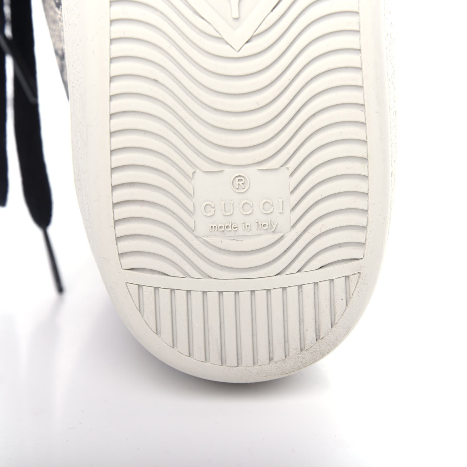 Gucci GG Supreme Monogram Mens Sneakers 8.5 Blue 9 of 10