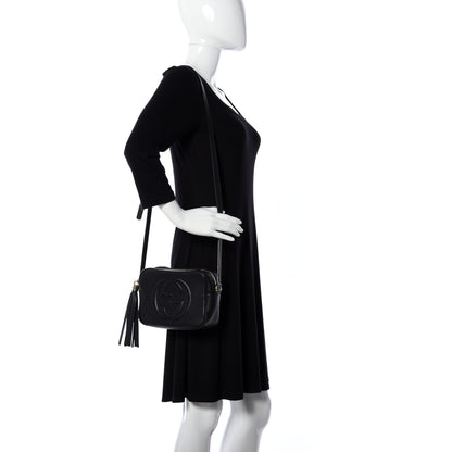 Gucci Pebbled Calfskin Small Soho Disco Bag Black 2 of 9