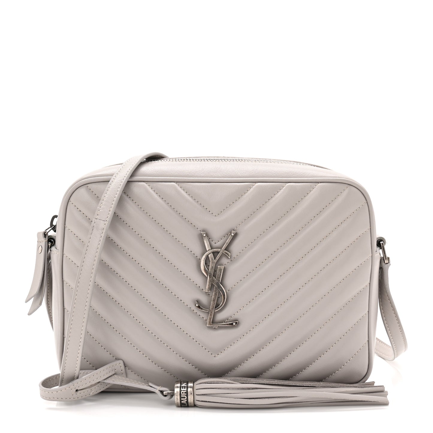 Calfskin Matelasse Monogram Lou Camera Bag Granite