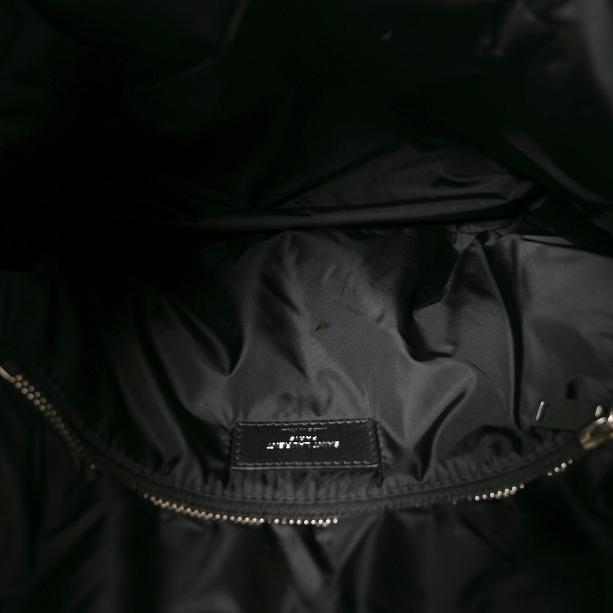 Saint Laurent Econyl Nylon Lou Puffer Messenger Black 5 of 10