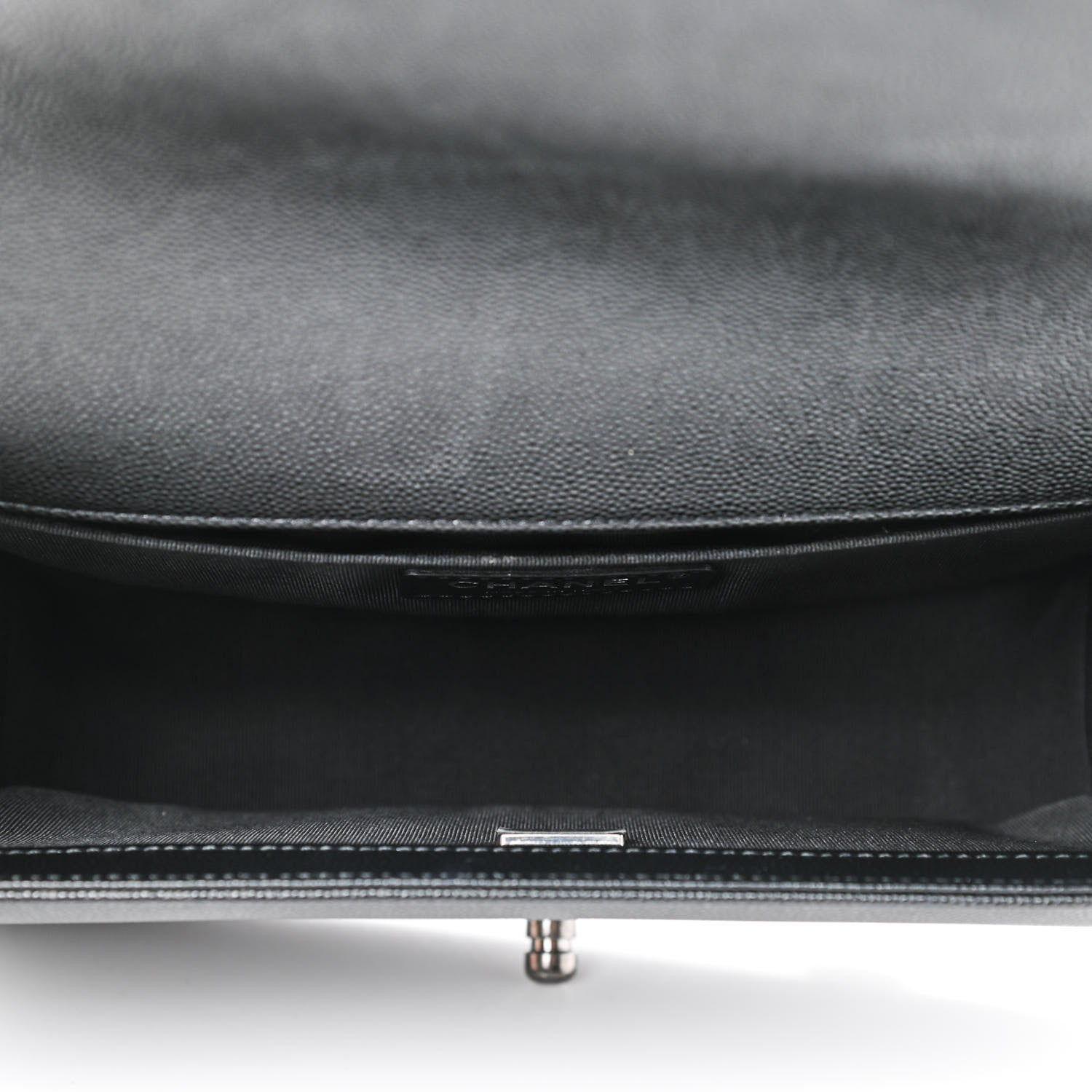 Chanel Caviar Quilted Medium Boy Flap Black 5 of 9