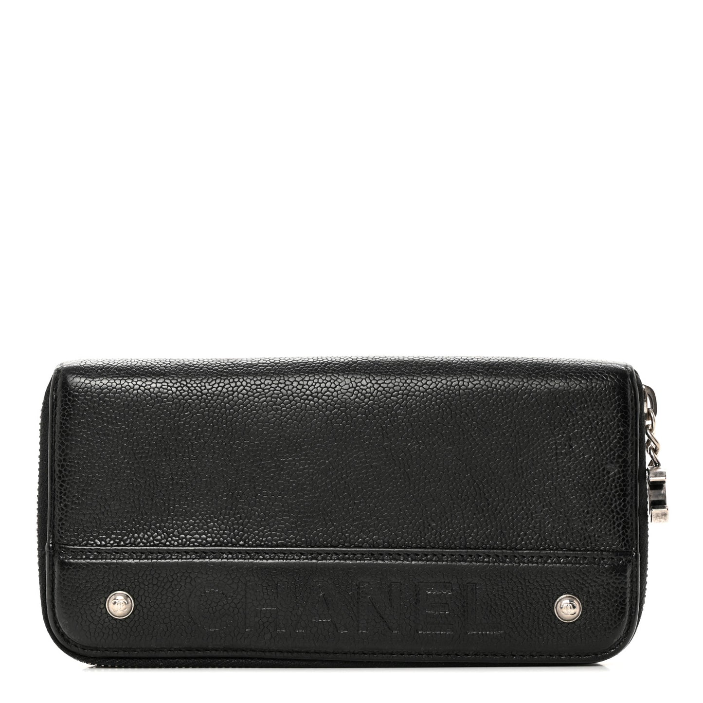Caviar Outdoor Ligne Zip Around Wallet Black