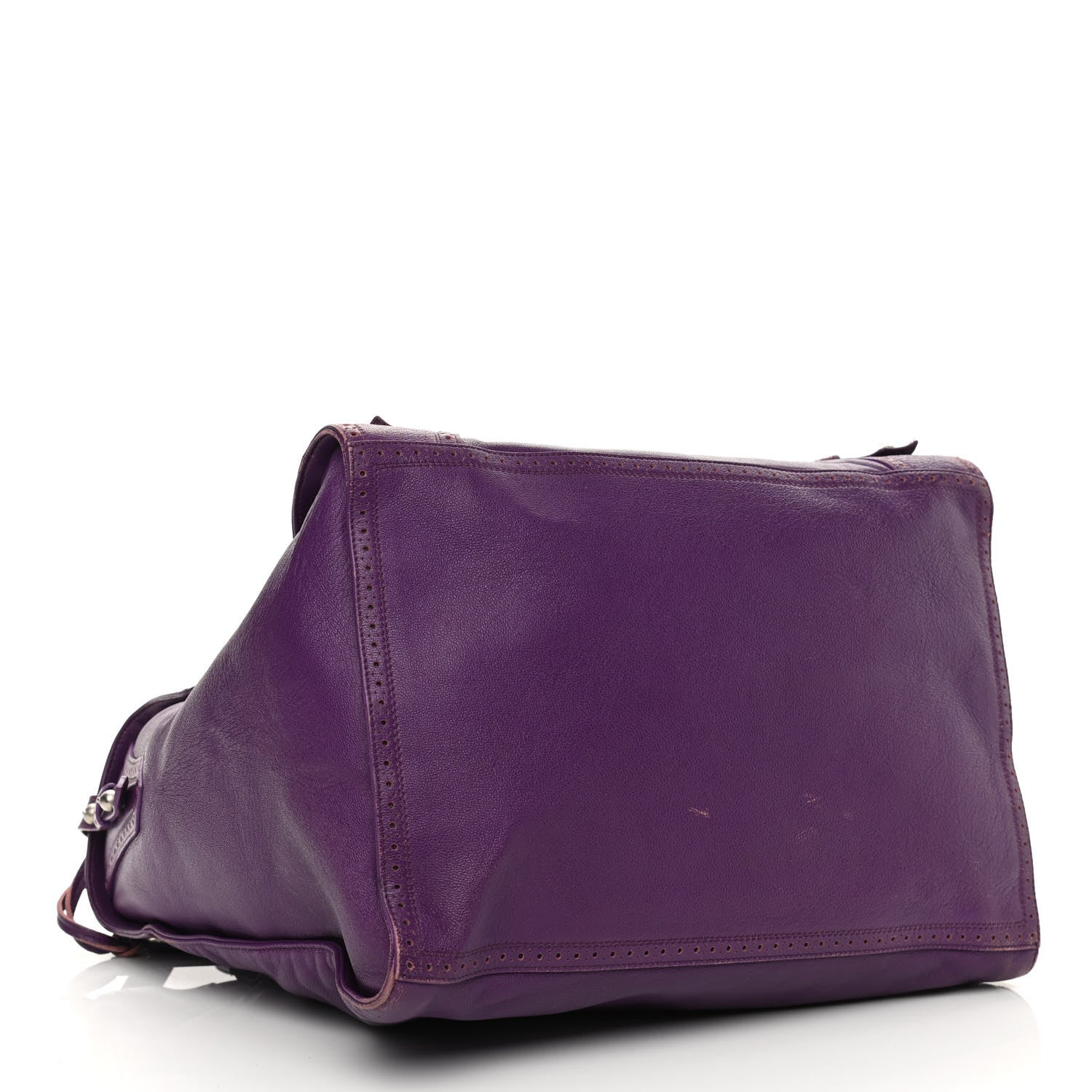 Balenciaga Agneau Classic Silver Hardware Riva Velo Purple 4 of 19