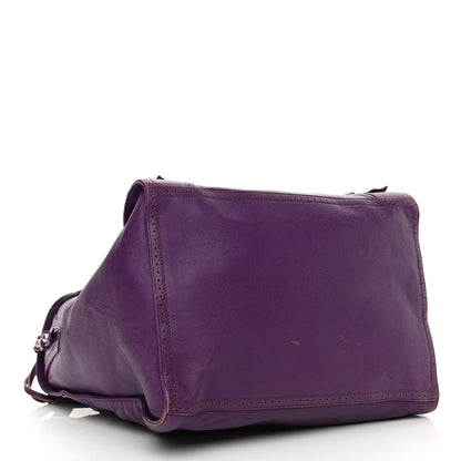 Balenciaga Agneau Classic Silver Hardware Riva Velo Purple 4 of 19