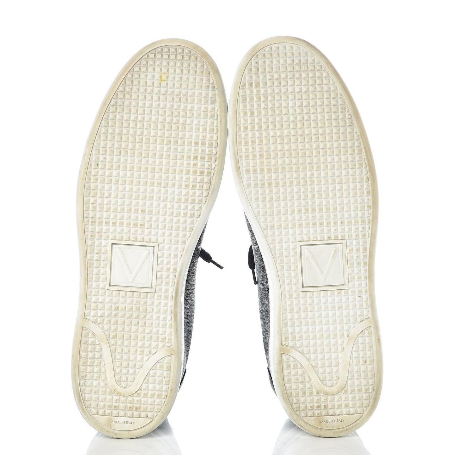 Calfskin Damier Graphite Frontrow Sneakers 8.5