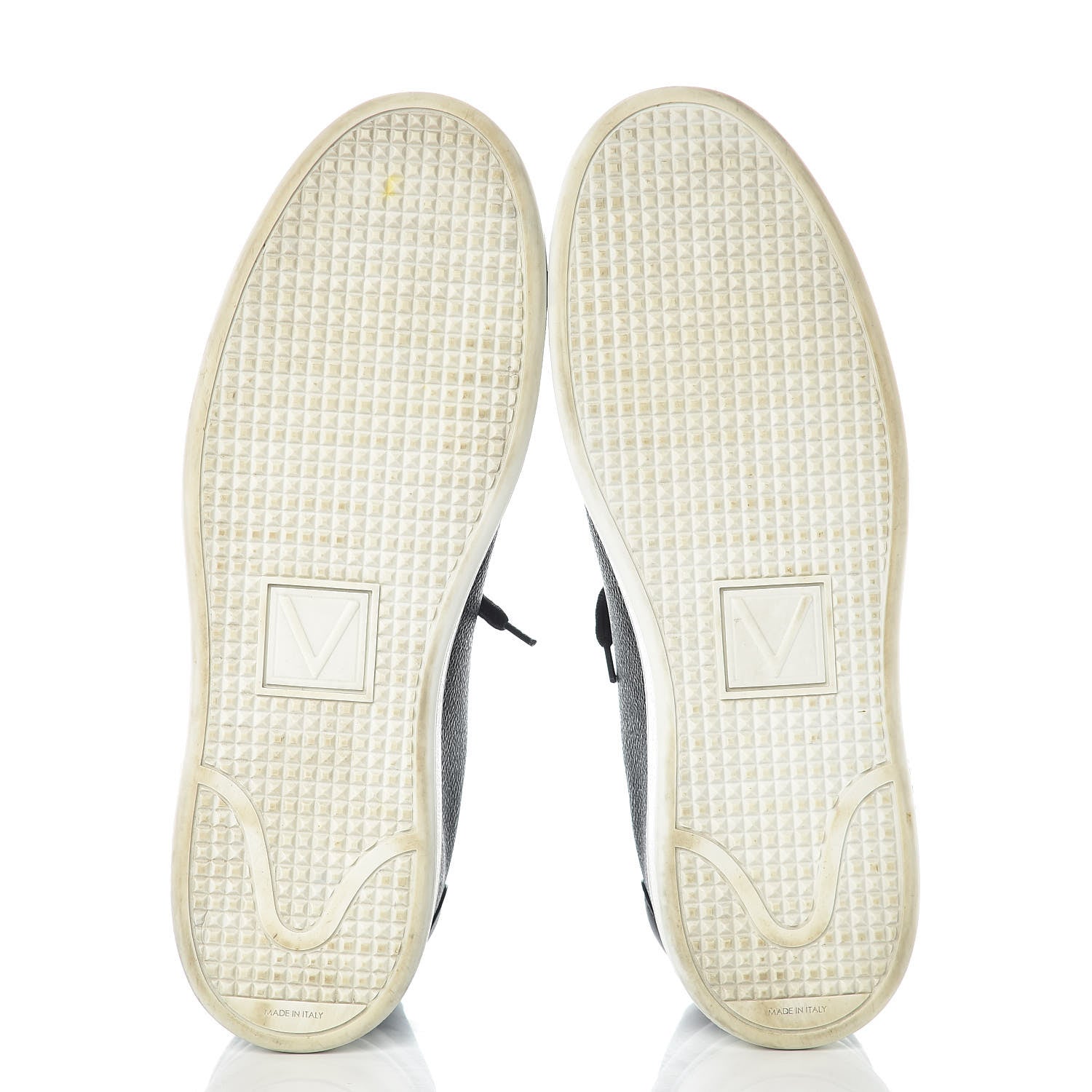 Louis Vuitton Calfskin Damier Graphite Frontrow Sneakers 8.5 7 of 14