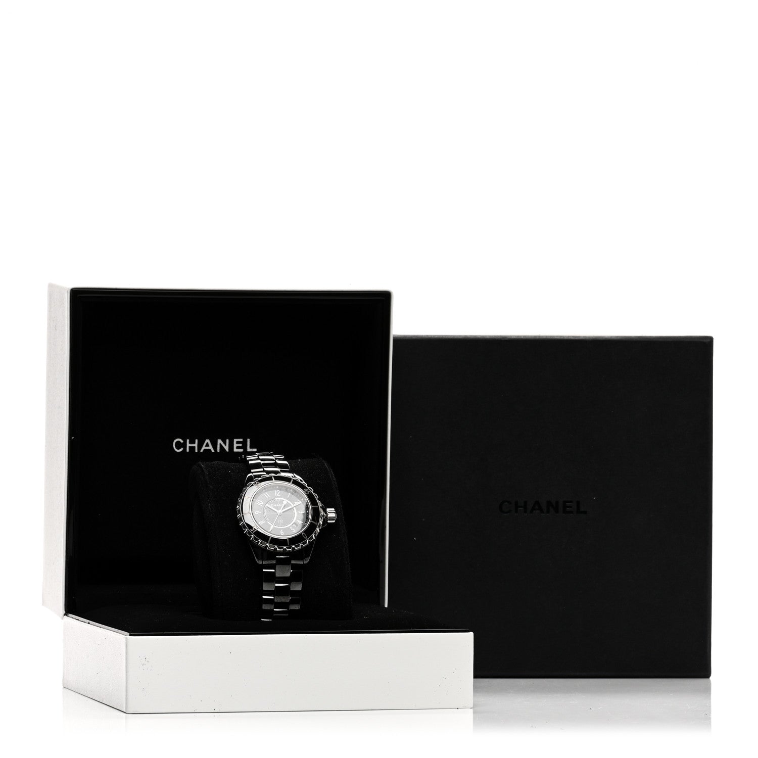 Chanel Stainless Steel Ceramic 33mm J12 Quartz Watch Black 5 of 5