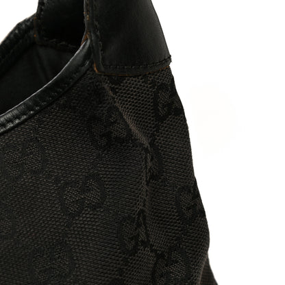 Gucci Monogram Small Jackie O Hobo Black 11 of 33