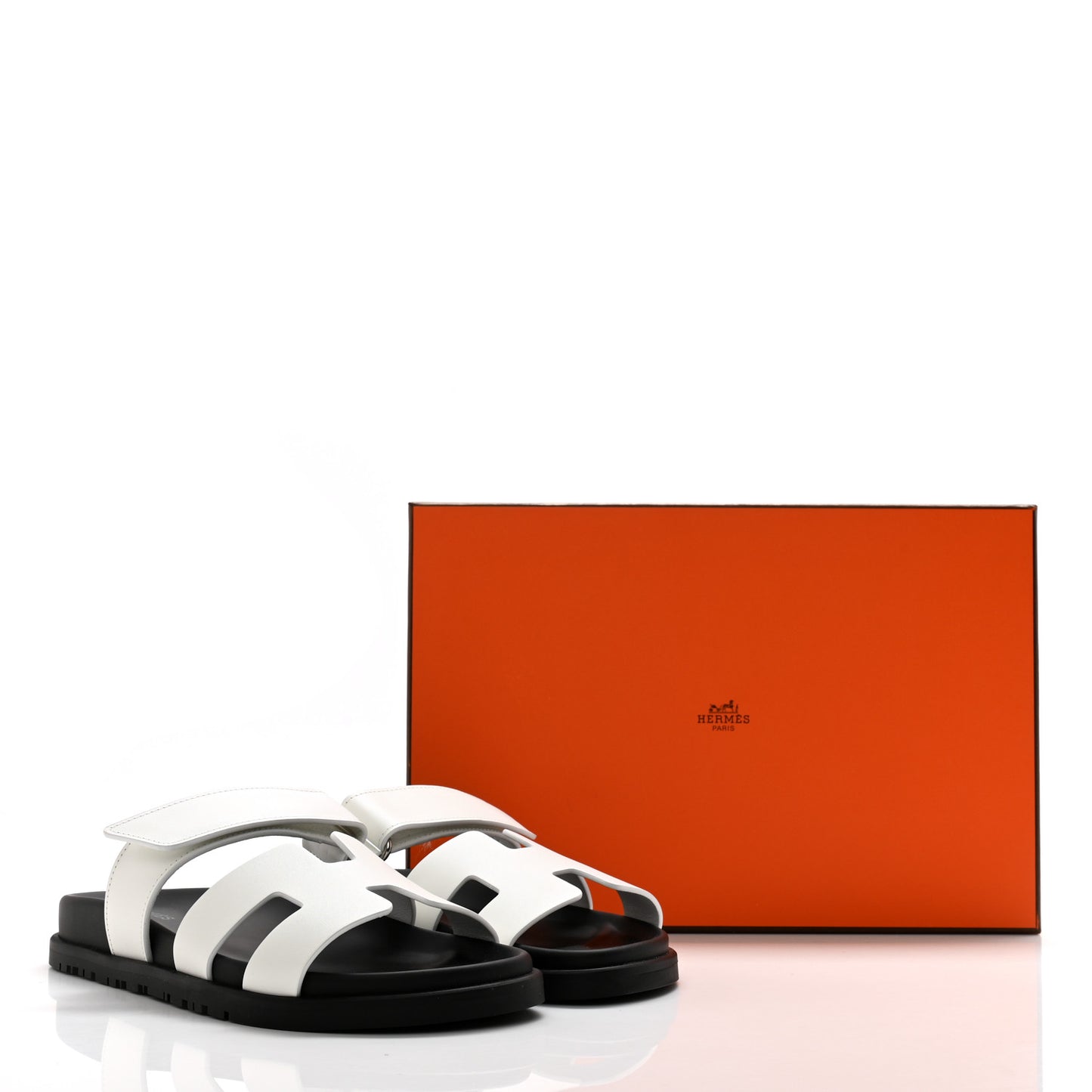 Calfskin Womens Chypre Sandals 36.5 White