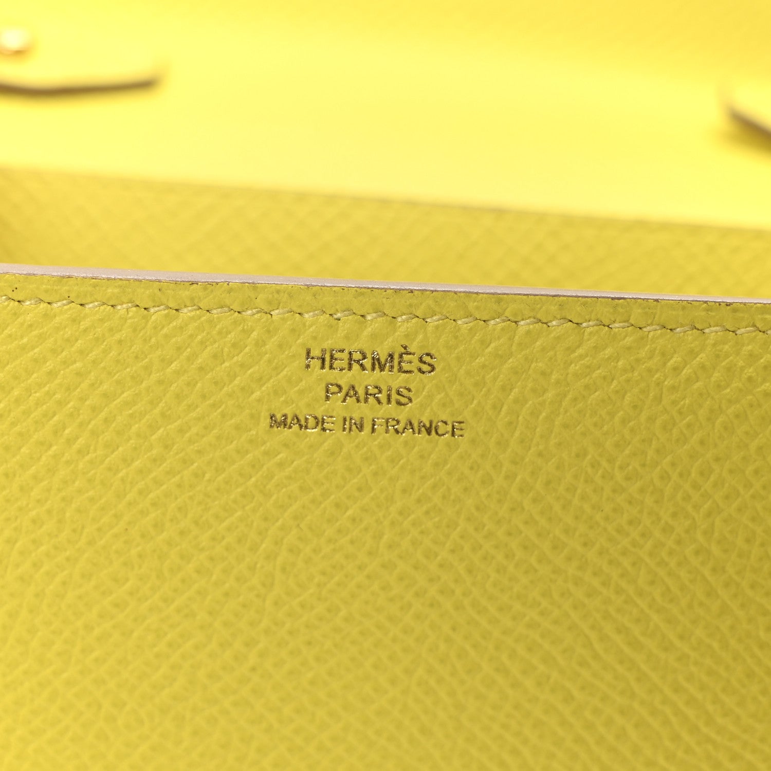 Hermes Epsom Clic 16 Wallet Lime 6 of 9