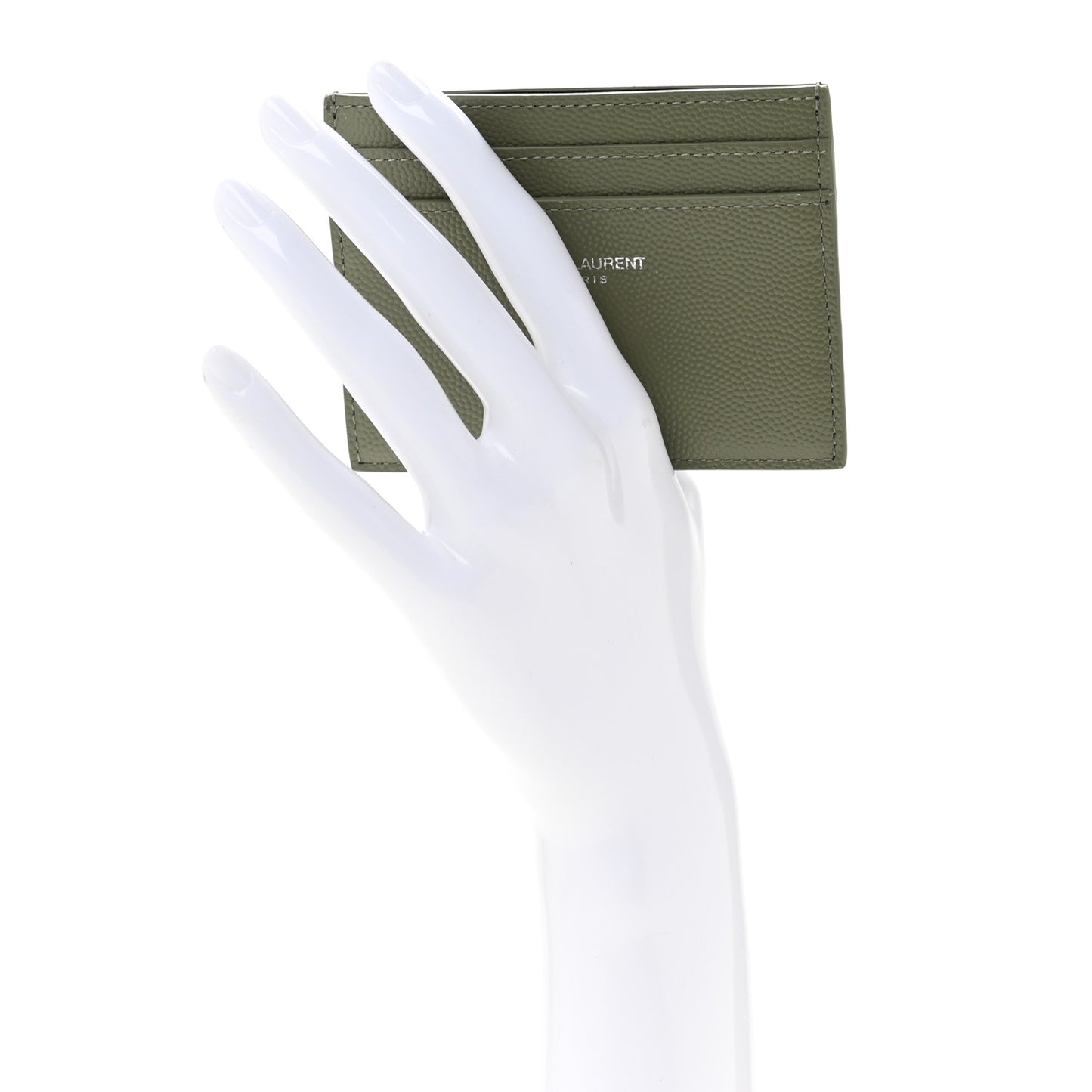 Grain De Poudre Card Case Light Khaki