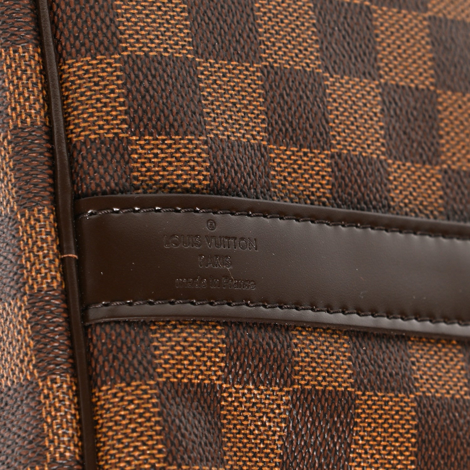 Louis Vuitton Damier Ebene Keepall Bandouliere 55 6 of 10