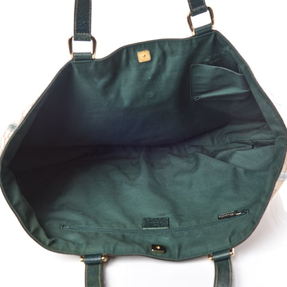 Gucci Monogram Large Abbey Tote Green 7 of 18
